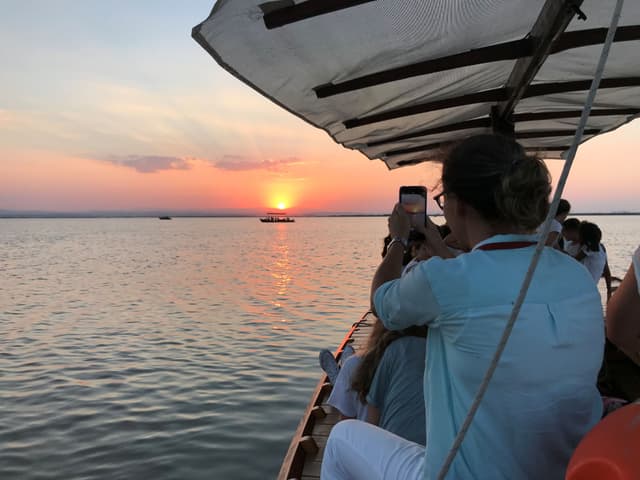 PASEO PUESTA DE SOL BARCA ELÉCTRICA ALBUFERA
